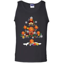 Christmas Is Coming Basketball Santa Claus Ugly Christmas Sweater Tank Top - The White Eagles