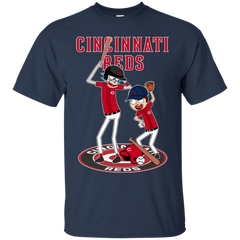 Cincinnati Reds Baseball Rick And Morty Cotton T-Shirt - The White Eagles