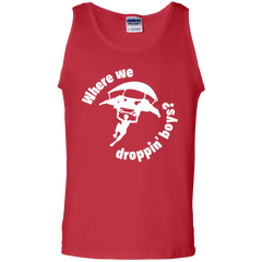 Fortnite Where We Droppin Tank Top - The White Eagles