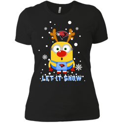 Minion Incarnate Word Cardinals Ugly Christmas Sweaters Let It Snow Ladies' Shirt - The White Eagles
