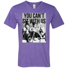 You Can't Sit With Us Hocus Horror Halloween Shirt Men's V-Neck T-Shirt - The White Eagles