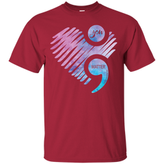 You Matter Don't Let Your Story End Semicolon Shirt Cotton T-Shirt - The White Eagles