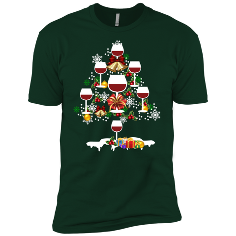 Christmas Is Coming Wine Santa Claus Ugly Christmas Sweater Men's Sleeve Shirt - The White Eagles