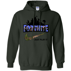 Fortnite Just Play It Nike Logo Hoodie - The White Eagles