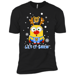 Minion North Carolina A&t Aggies Ugly Christmas Sweaters Let It Snow Men's Sleeve Shirt - The White Eagles