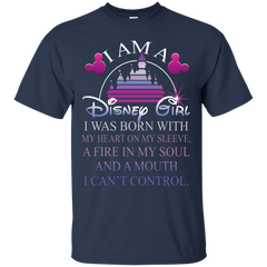 I Am A Disney Girl I Can't Control T-shirts Cotton T-Shirt - The White Eagles
