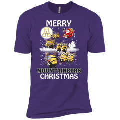 Appalachian State Mountaineers T Shirts Minions Santa Claus Merry Christmas Men's Sleeve Shirt - The White Eagles