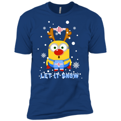 Minion Houston Rockets Ugly Christmas Sweaters Let It Snow Men's Sleeve Shirt - The White Eagles