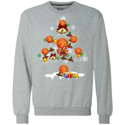 Christmas Is Coming Basketball Santa Claus Ugly Christmas Sweater Sweatshirt - The White Eagles