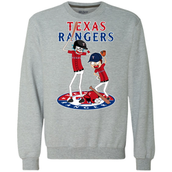 Texas Rangers Baseball Rick And Morty Sweatshirt - The White Eagles