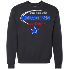 Nfl Dilly Dilly Dallas Cowboys A True Friend Of The Cowboys Sweatshirt - The White Eagles