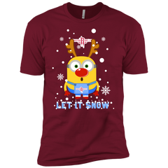 Minion Houston Rockets Ugly Christmas Sweaters Let It Snow Men's Sleeve Shirt - The White Eagles