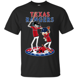 Texas Rangers Baseball Rick And Morty Cotton T-Shirt - The White Eagles
