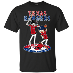 Texas Rangers Baseball Rick And Morty Cotton T-Shirt - The White Eagles