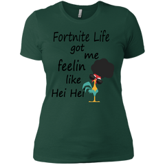 Fortnite Life Got Me Feelin Like Hei Hei Ladies' Shirt - The White Eagles
