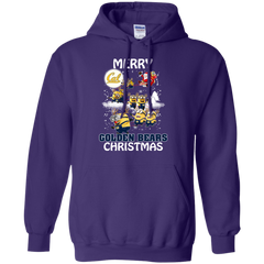California Golden Bears T Shirts Minions Santa Claus Merry Christmas Hoodie - The White Eagles