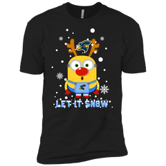 Minion Etsu Buccaneers Ugly Christmas Sweaters Let It Snow Men's Sleeve Shirt - The White Eagles