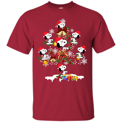 Christmas Is Coming Snoopy The Peanuts Movies Santa Claus Ugly Christmas Sweater Cotton T-Shirt - The White Eagles