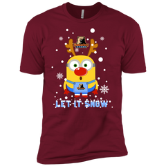 Minion Morgan State Bears Ugly Christmas Sweaters Let It Snow Men's Sleeve Shirt - The White Eagles