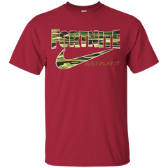 Fortnite Nike Just Play It Camo Cotton T-Shirt - The White Eagles