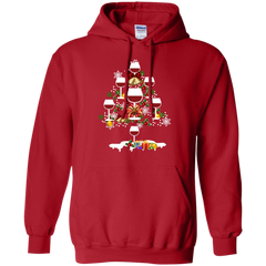 Christmas Is Coming Wine Santa Claus Ugly Christmas Sweater Hoodie - The White Eagles