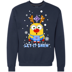Minion Furman Paladins Ugly Christmas Sweaters Let It Snow Sweatshirt - The White Eagles
