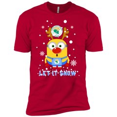 Minion Norfolk State Spartans Ugly Christmas Sweaters Let It Snow Men's Sleeve Shirt - The White Eagles