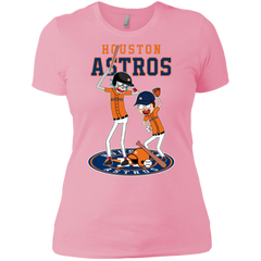 Houston Astros Baseball Rick And Morty Ladies' Shirt - The White Eagles