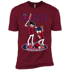 Los Angeles Angels Baseball Rick And Morty Men's Sleeve Shirt - The White Eagles