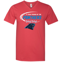 Dilly Dilly Panthers A True Friend Of The Panthers Men's V-Neck T-Shirt - The White Eagles
