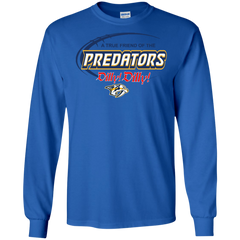 Dilly Dilly A True Friend Of The Nashville Predators LS Cotton T-Shirt - The White Eagles