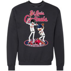 St Louis Cardinals Baseball Rick And Morty Sweatshirt - The White Eagles