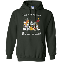 Disney Dogs. Dogs Make Me Happy You Not So Much Tshirts Hoodie - The White Eagles