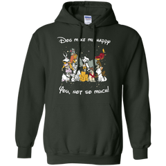 Disney Dogs. Dogs Make Me Happy You Not So Much Tshirts Hoodie - The White Eagles