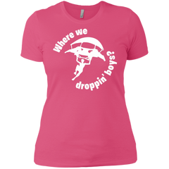 Fortnite Where We Droppin Ladies' Shirt - The White Eagles