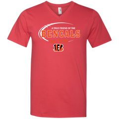 Dilly Dilly Cincinnati Bengals A True Friend Of The Bengals Men's V-Neck T-Shirt - The White Eagles