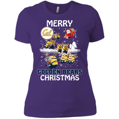 California Golden Bears T Shirts Minions Santa Claus Merry Christmas Ladies' Shirt - The White Eagles