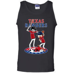 Texas Rangers Baseball Rick And Morty Tank Top - The White Eagles