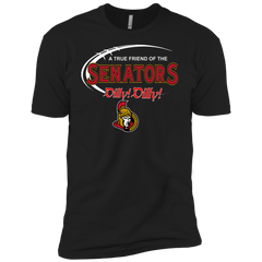 Dilly Dilly A True Friend Of The Ottawa Senators Men's Sleeve Shirt - The White Eagles