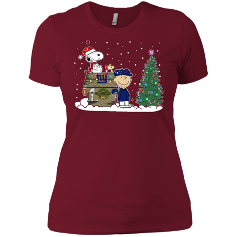 New York Giants Snoopy The Peanuts Ugly Christmas Sweater  Super Bowl Ladies' Shirt - The White Eagles