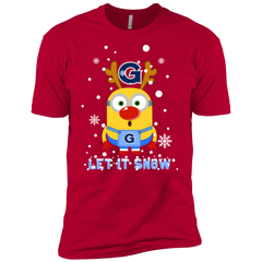 Minion Georgetown Hoyas Ugly Christmas Sweaters Let It Snow Men's Sleeve Shirt - The White Eagles