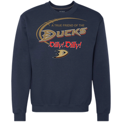 Dilly Dilly A True Friend Of The Anaheim Ducks Sweatshirt - The White Eagles