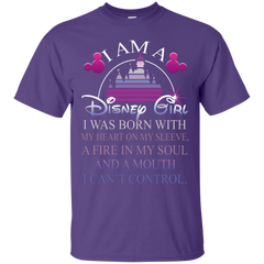 I Am A Disney Girl I Can't Control T-shirts Cotton T-Shirt - The White Eagles