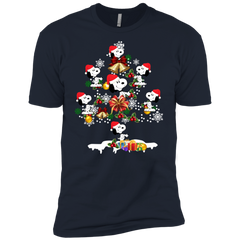 Christmas Is Coming Snoopy The Peanuts Movies Santa Claus Ugly Christmas Sweater Men's Sleeve Shirt - The White Eagles