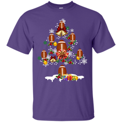 Christmas Is Coming Football Santa Claus Ugly Christmas Sweater Cotton T-Shirt - The White Eagles