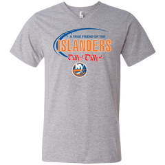 Dilly Dilly A True Friend Of The New York Islanders Men's V-Neck T-Shirt - The White Eagles