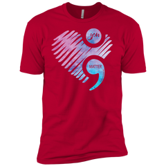 You Matter Don't Let Your Story End Semicolon Shirt Men's Sleeve Shirt - The White Eagles