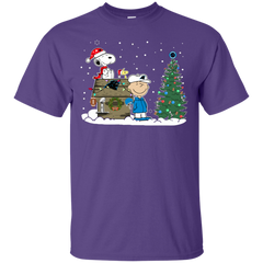 Carolina Panthers Snoopy The Peanuts Ugly Christmas Sweater  Super Bowl Cotton T-Shirt - The White Eagles