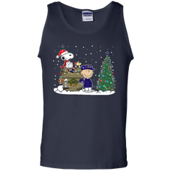 Baltimore Ravens Snoopy The Peanuts Ugly Christmas Sweater  Super Bowl Tank Top - The White Eagles