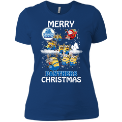 Georgia State Panthers Ugly Christmas Sweaters Minions Santa Claus Merry Christmas Ladies' Shirt - The White Eagles
